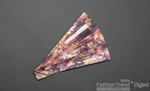 聚焦2011男装春夏发布会邀请函 (图)--富民时装